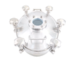 Elliptical Oval Manhole Cover with Sight Glass