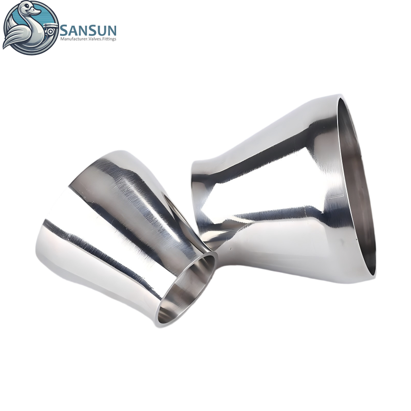 Data Center Liquid Cooling Solutions 316L Stainless Steel Welded Concentric Reducer Straight Ends