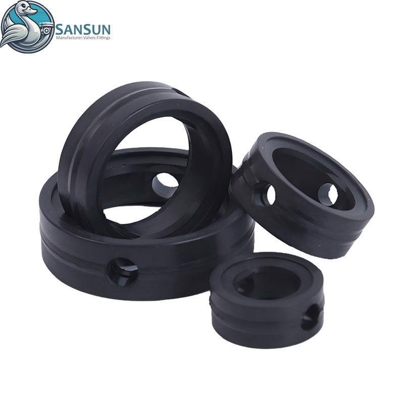 Food Grade EPDM Black Seal Gasket for Sanitary Butterfly Valve