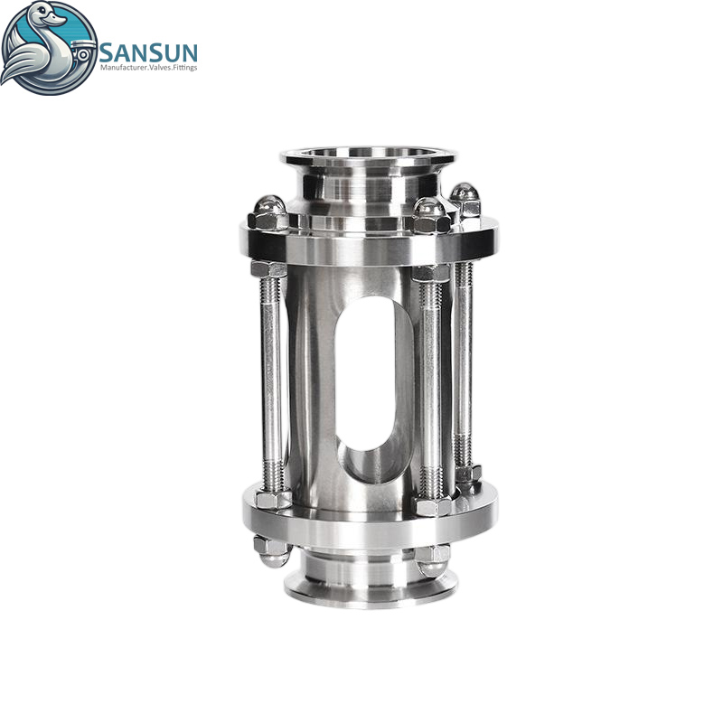 Hygienic Triclamp Sight Glass With Protective Net