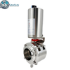 Data Center Liquid Cooling Systems 316L Pneumatic Mixproof Butterfly Valves