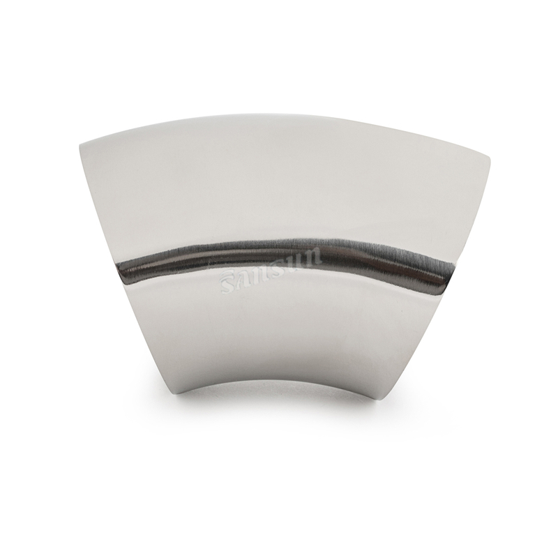 DIN Stainless Steel Sanitary Welded 45 Degree Elbow Bend
