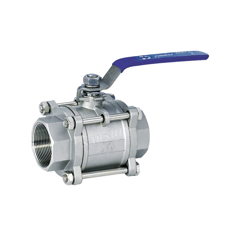 SS304 1 Inch Npt Ball Valve 1000 Psi