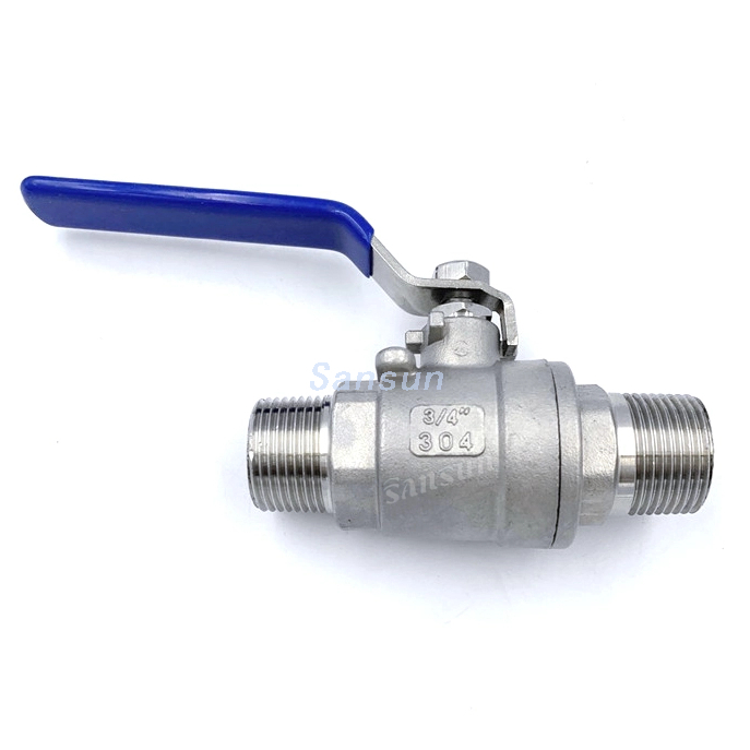 1.5 Inch Stainless Steel 2pc Male Ball Valve