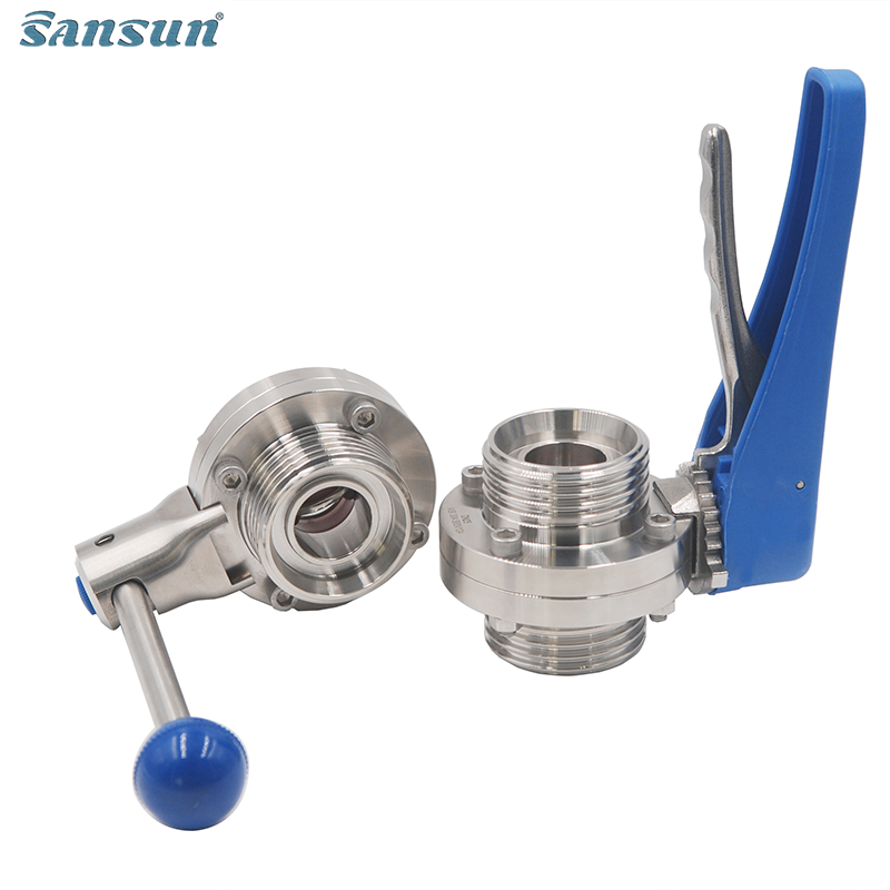 Sanitary Thread Butterfly Valve