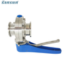Tri-Clamp Butterfly Valve with Trigger Handle