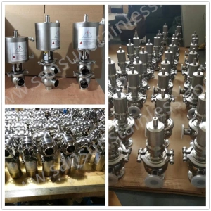 New design pneumatic butterfly valve, safety valve, divert seat valve
