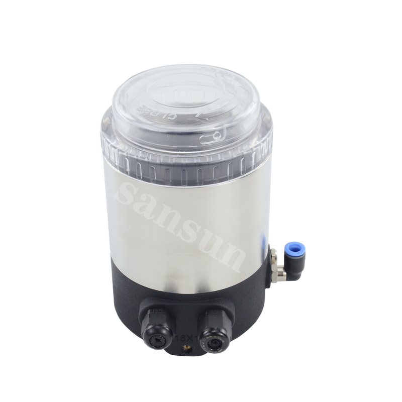 Sanitary flow valve top control unit with ASI bus version output 24V 4-20mA
