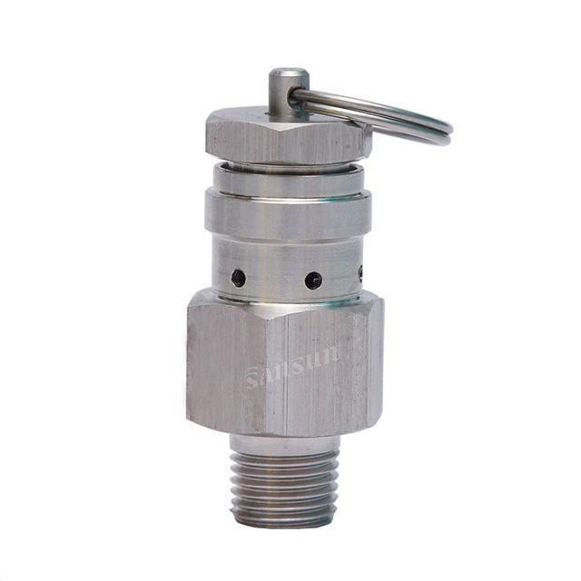 Stainless Steel MPT Air Pressure Relief Safety Valve