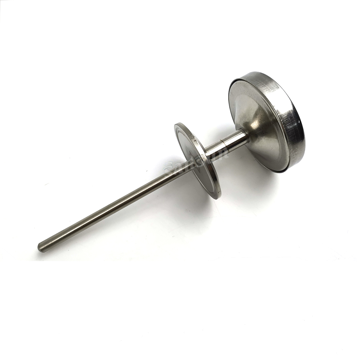 Stainless Steel Horizontal Type Bimetallic Stem Thermometer