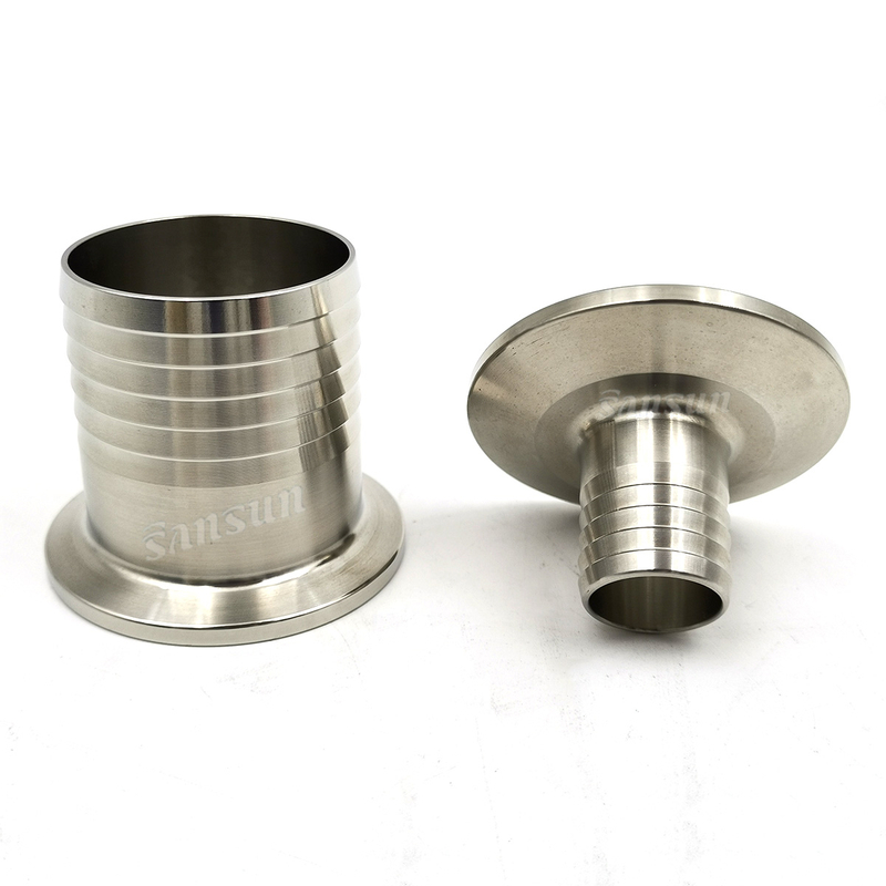 1/2" Tri Clover Compatible to 3/8" Hose Barb Nipple