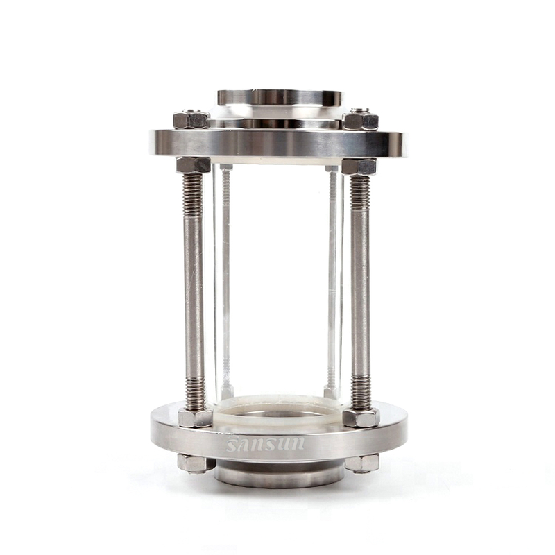 Sanitary Stainless Steel Welded In Line Sight Glass for Beer