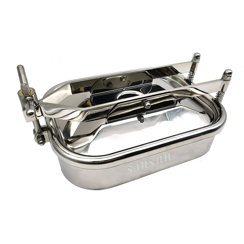 Stainless Steel Sanitary Square Manway Manhole Cover