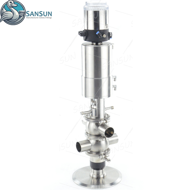 Double seat Valve with C-top AS-I Bus communication