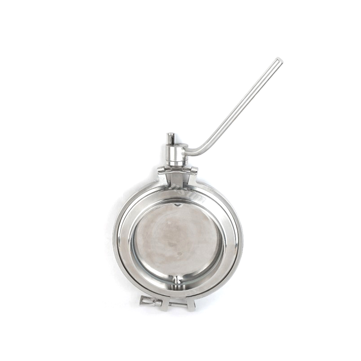 Sanitary power disc butterfly valve