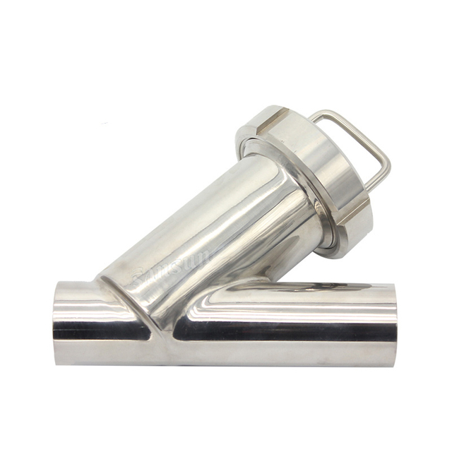 Sanitary Stainless Steel Butt Weld Y Type Filter Strainer