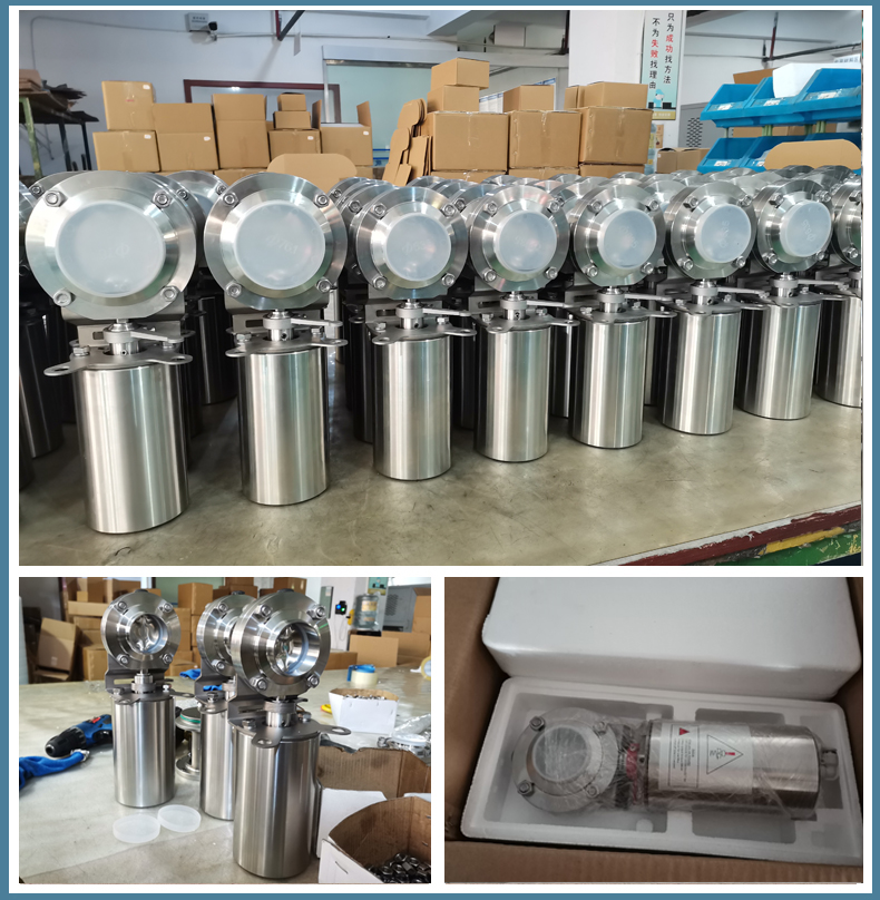 weld pneumatic butterfly valve