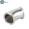 Data Center Liquid Cooling System 316L Stainless Steel Tri-Clamp 45° Elbow