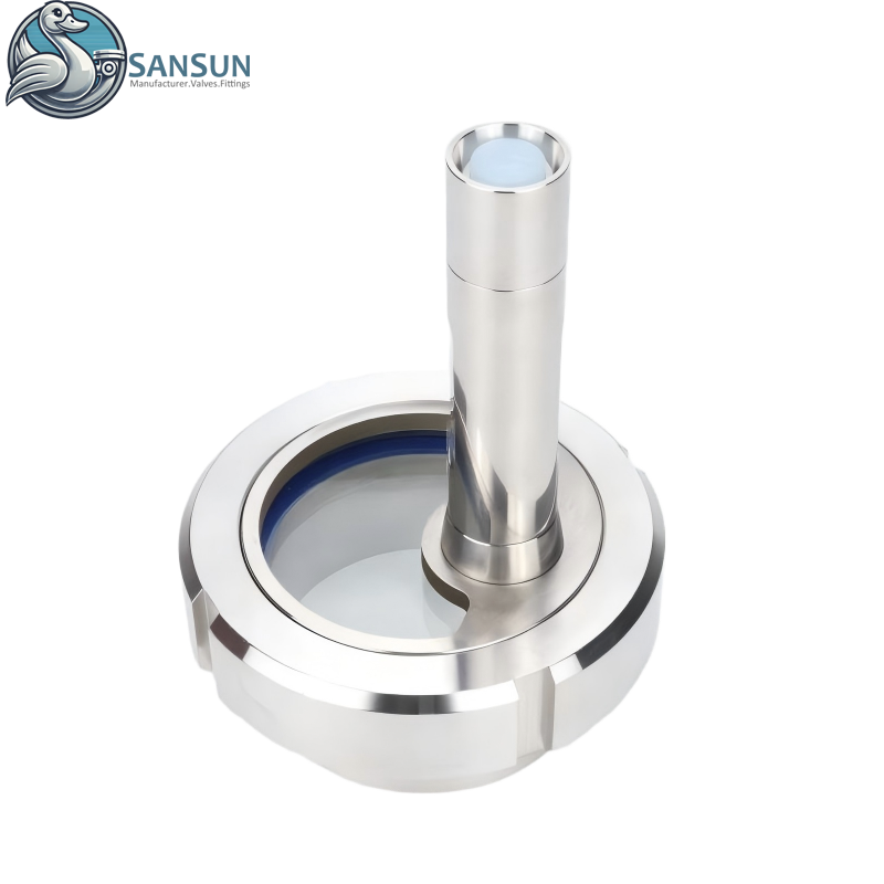 Data Center Liquid Cooling Solutions 316L Stainless Steel Luminaire Sight Glass