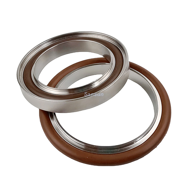 Stainless steel KF Center Ring O-Ring Vacuum fittings