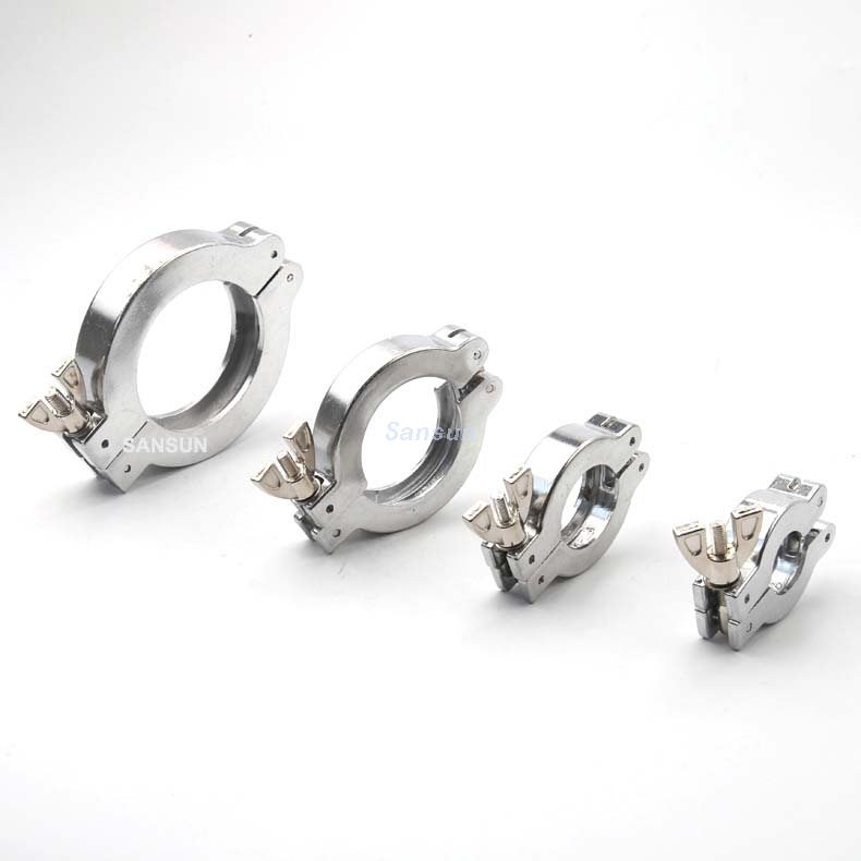 Aluminum KF Single Pin Clamp vacuum fittings