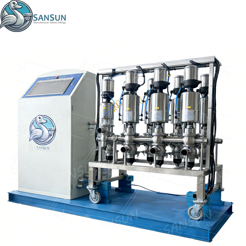 Sanitary Stainless Steel Mixproof Valve Manifold for Food