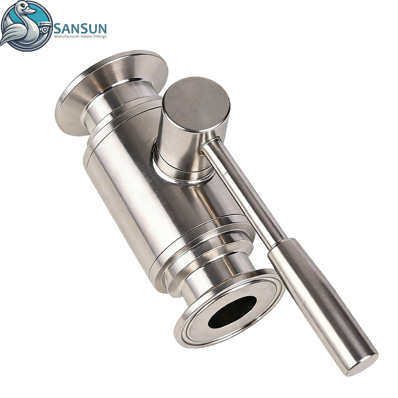 Sanitary Clamp-Type Ball Valve for Data Center Liquid Cooling Systems