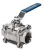 SS304 1 Inch Npt Ball Valve 1000 Psi