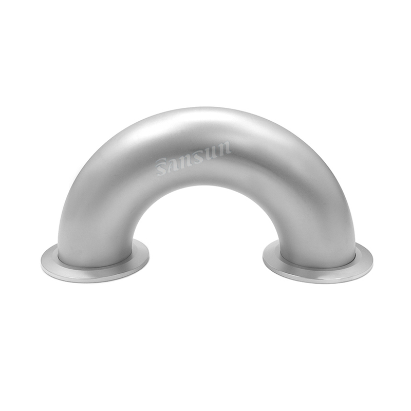 DIN Stainless Steel Sanitary 180 Degree Elbow Bend