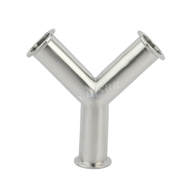 Sanitary Stainless Steel 3A Y-type Clamp Tee 