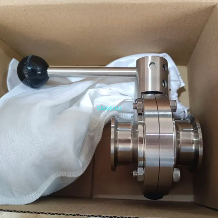 Manufacturer of Hygienic Food Grade Quick-Install Butterfly Valve