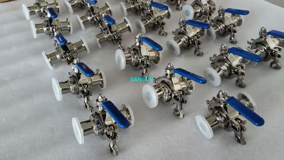 Factory of Sanitary Stainless Steel Ball Valve SS304/316L