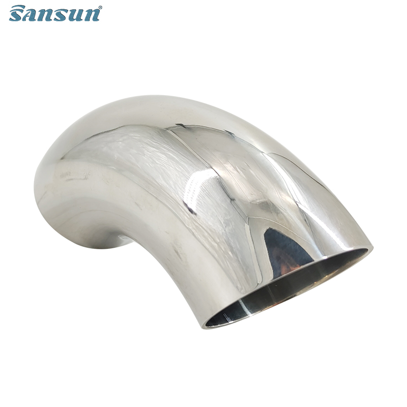 Sanitary 90 Short Type Welded Degree Elbow bend