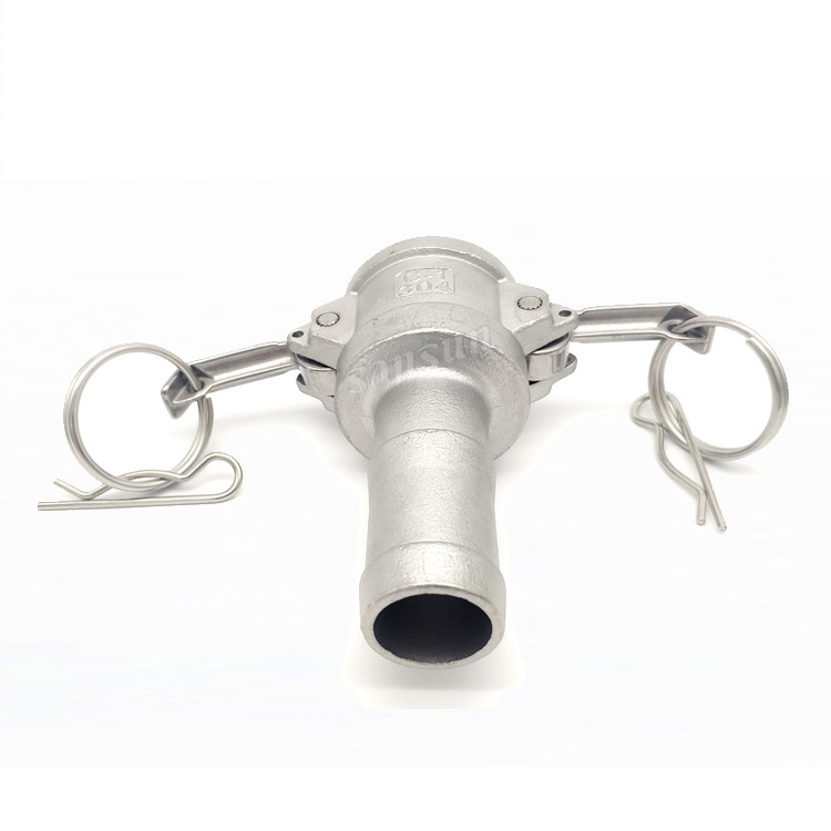 Cam and Groove Coupler with Hose Barb Camlock Type C