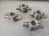304 Hygienic Welding Cross Pipeline Sight Glass
