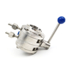 CIP Cleaning Leakage Mixproof Butterfly Valve