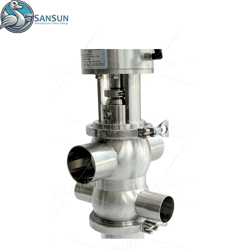 Double seat Valve with C-top AS-I Bus communication