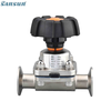 SS Sanitary304/316l Diaphragm Valve With Black Gemu Wheel