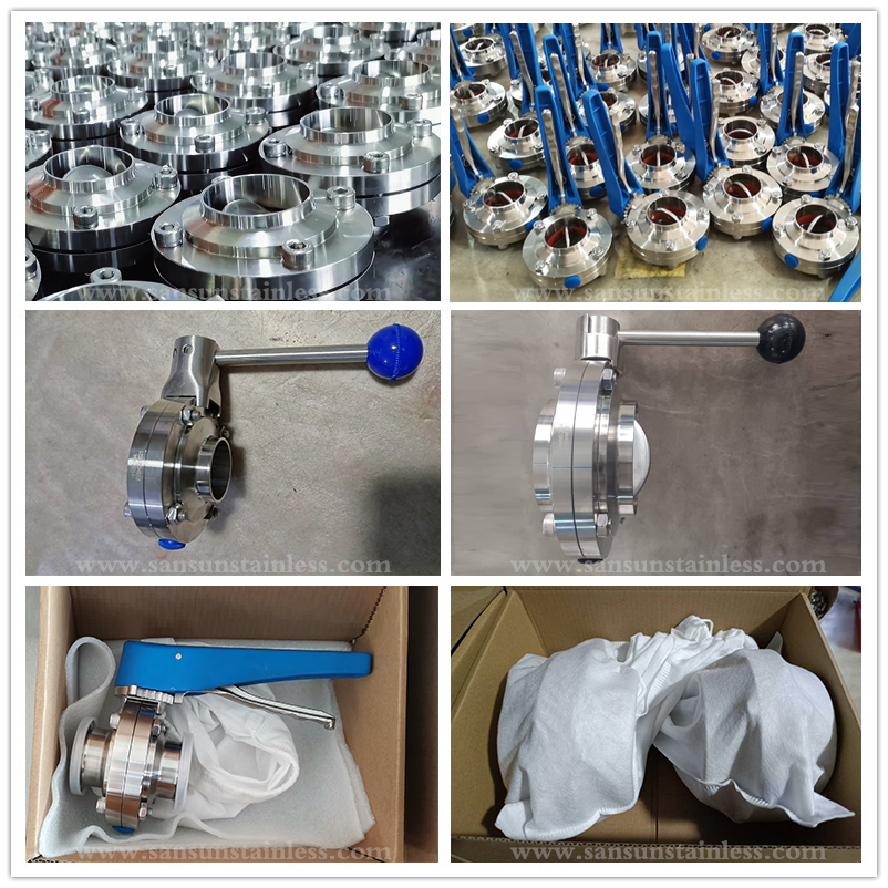 DIN welding butterfly valve photobank