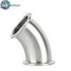 Data Center Liquid Cooling System 316L Stainless Steel Tri-Clamp 45° Elbow