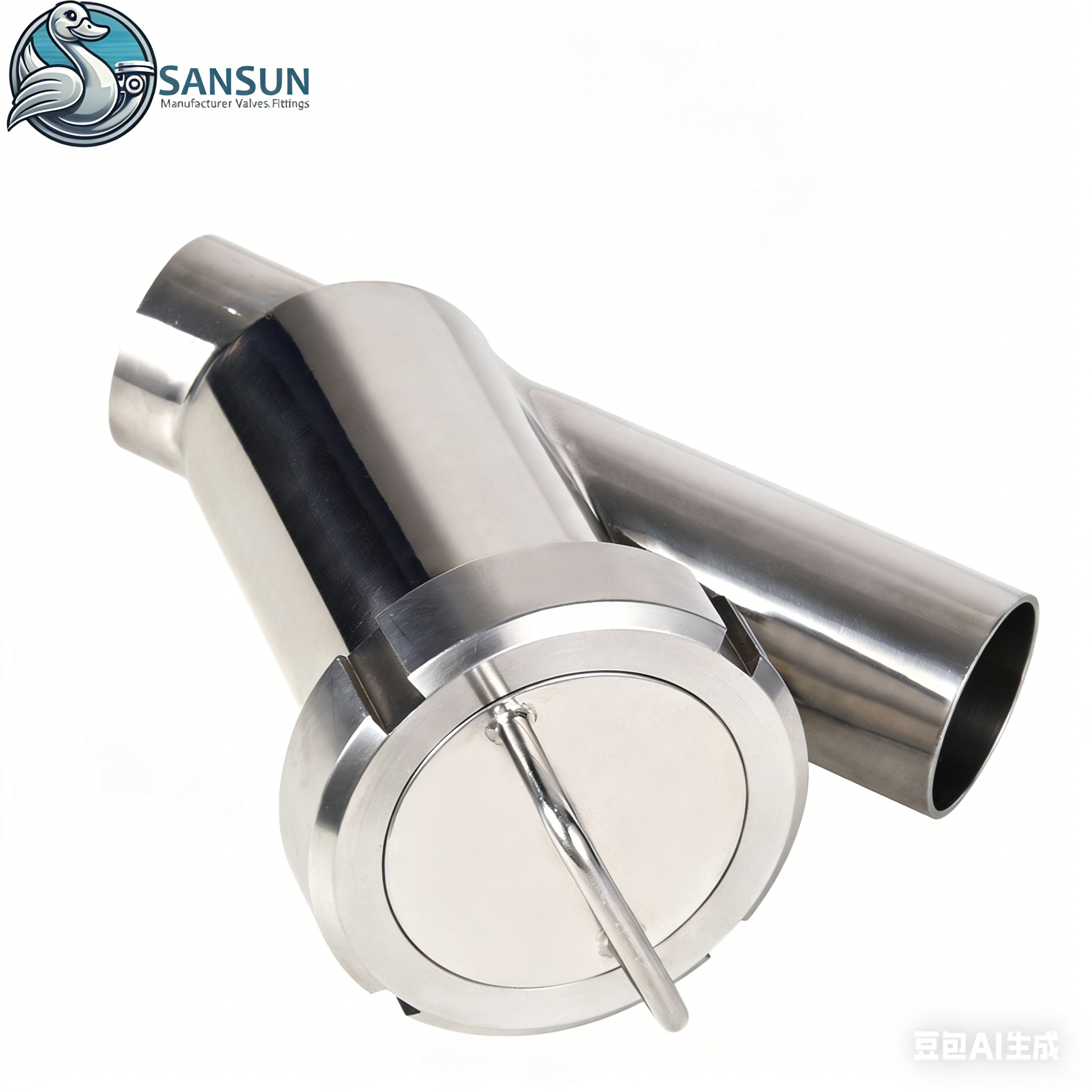 Data Center Liquid Cooling 304 Stainless Steel Y Type Welded Filter