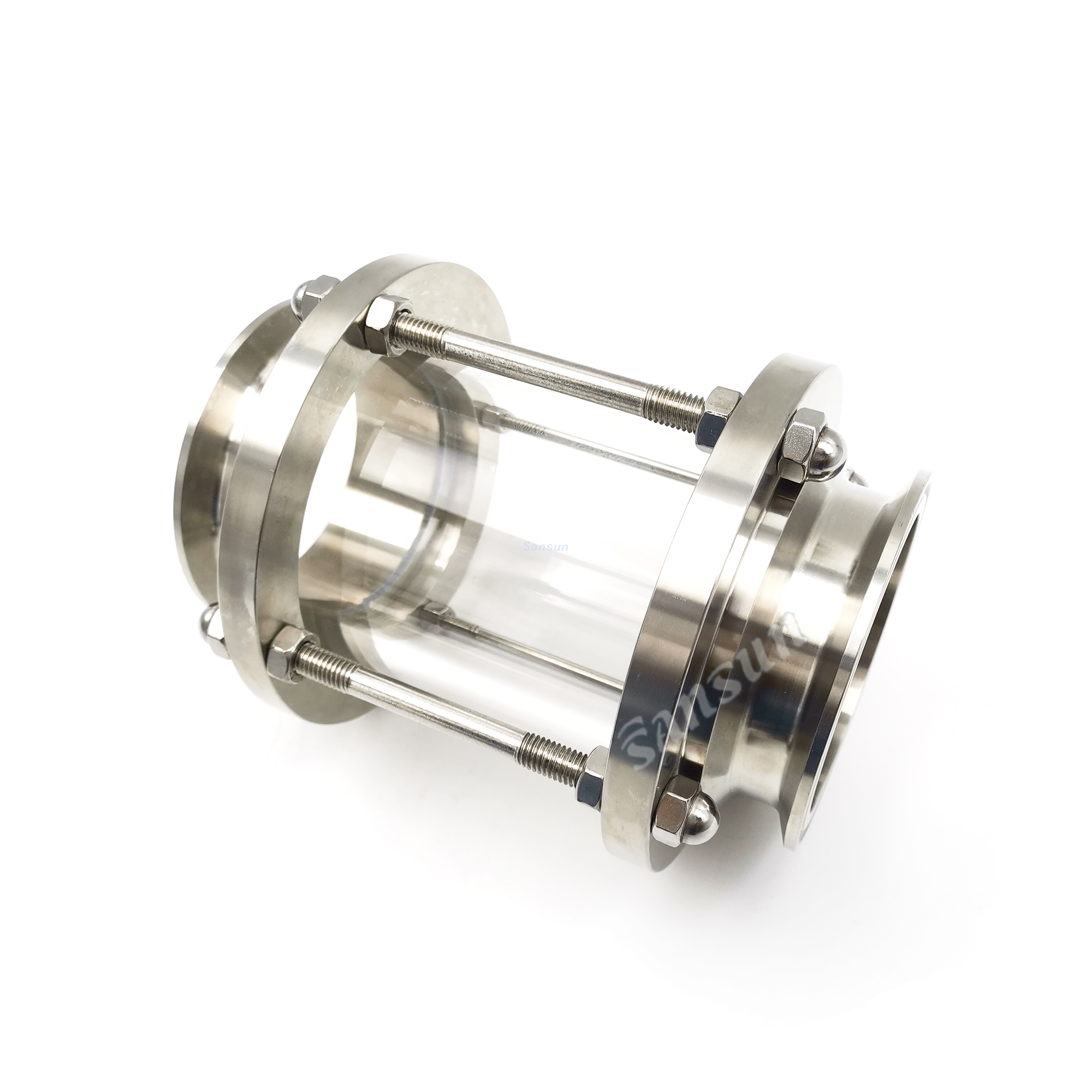 Homebrew Sanitary Clamp Inline Straight Sight Glass 