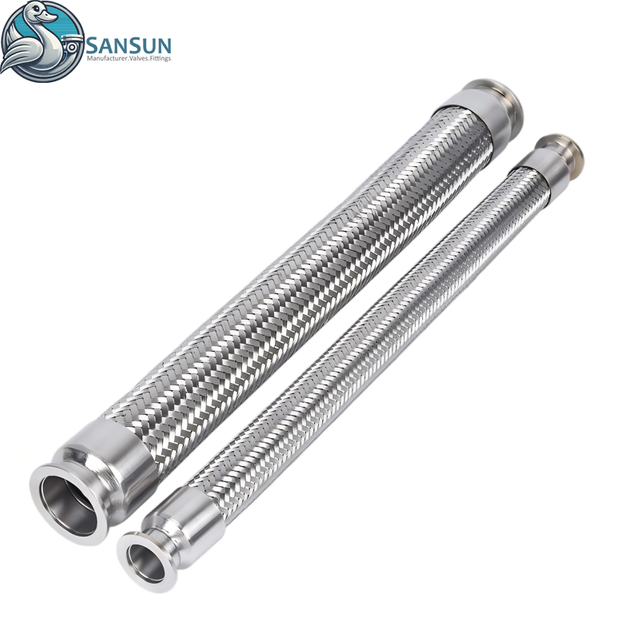 Data Center Liquid Cooling Systems Stainless Steel Woven Mesh Corrugated Pipe