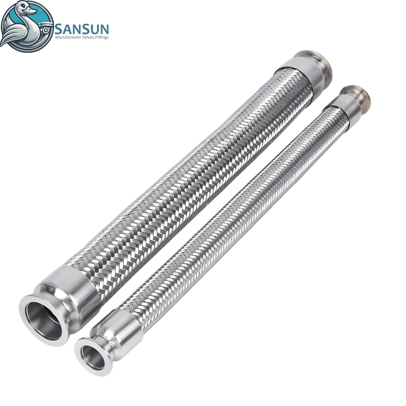 Data Center Liquid Cooling Systems Stainless Steel Woven Mesh Corrugated Pipe