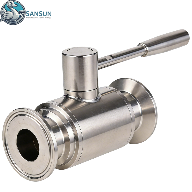 Sanitary Clamp-Type Ball Valve for Data Center Liquid Cooling Systems