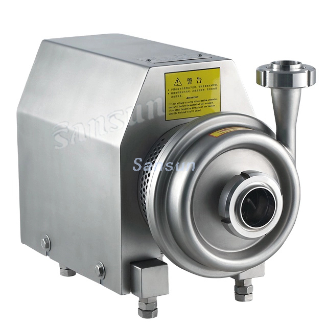 Sanitary Inox Water Beverage Centrifugal Pump open impeller 
