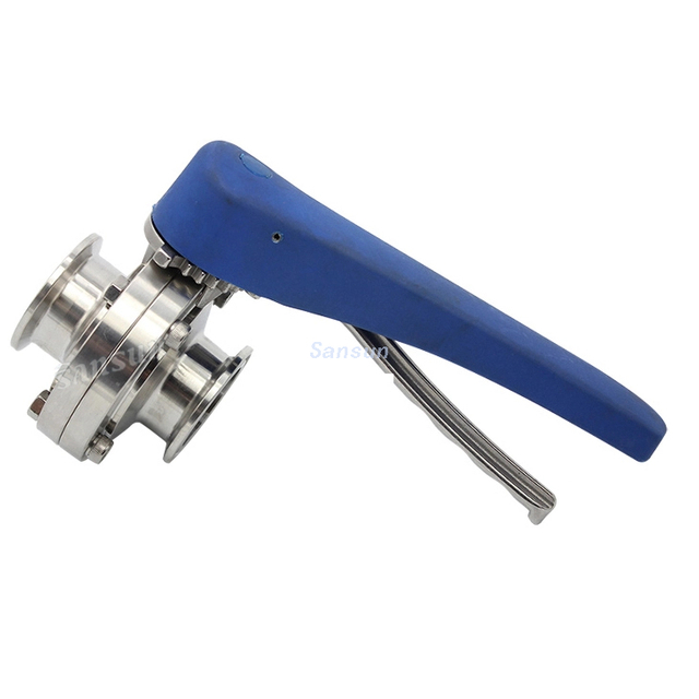 SS Clamp Butterfly Valve TC End for Homebrew