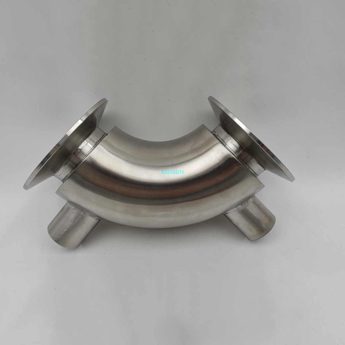 heating jacketed 90 Degree Clamped Elbow 1