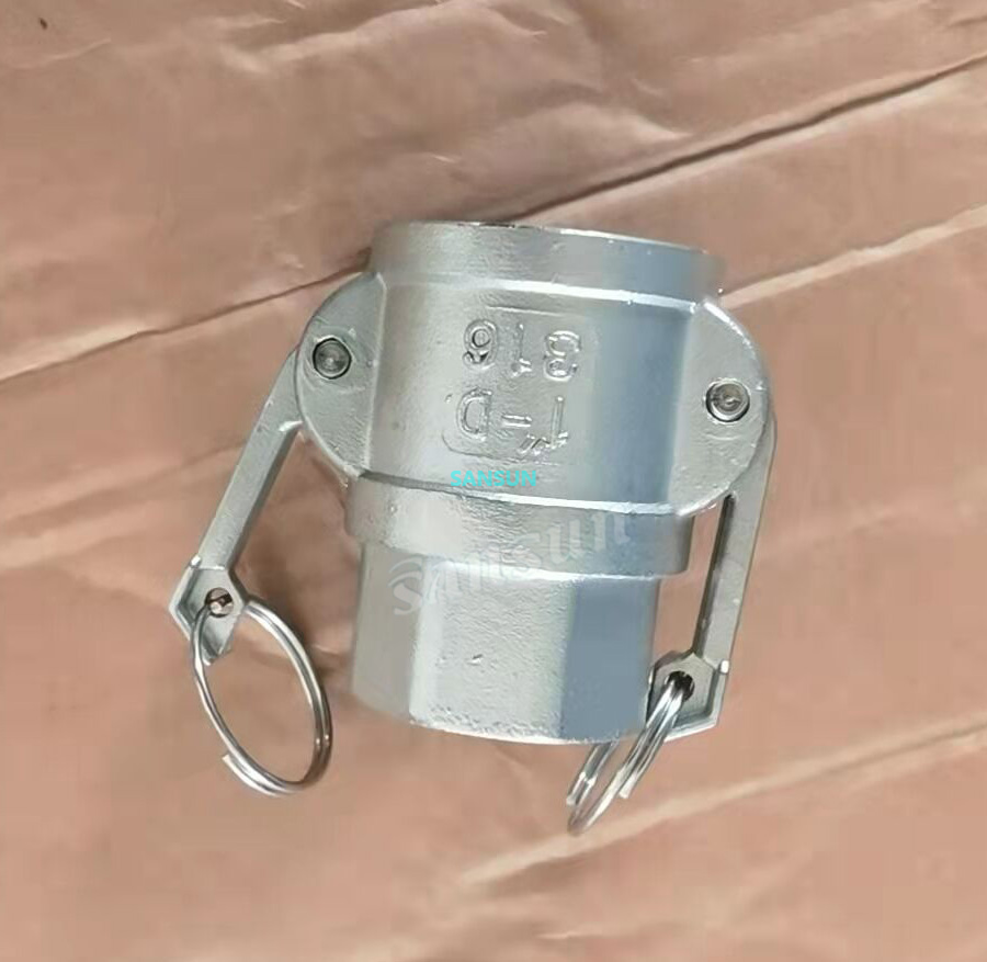 Food Grade Stainless Steel Camlock And Groove Coupler X Female FPT Type D