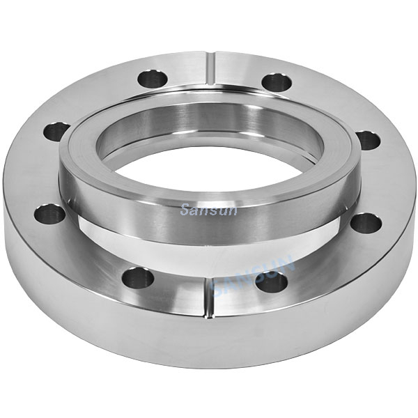 Stainless Steel CF Rotatable Bored Blank Flange vacuum fittings